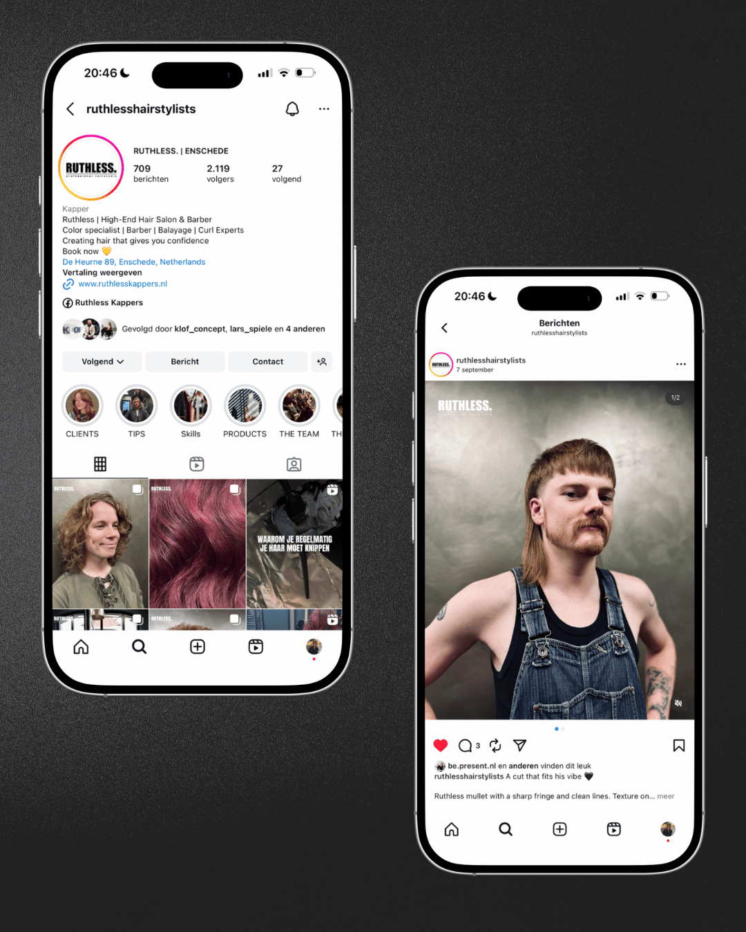 social - ruthless - be.present